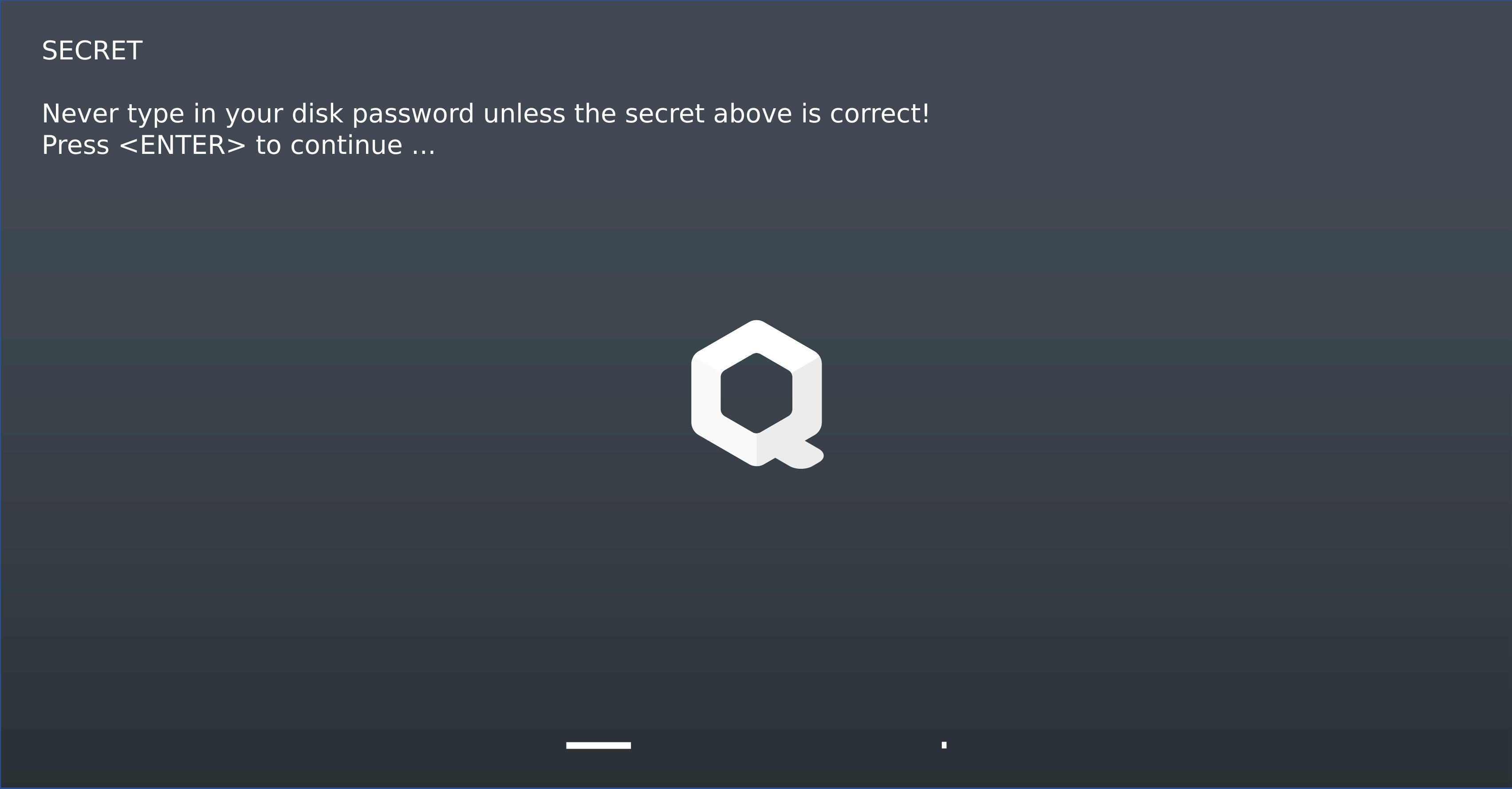 Qubes AEM login secret